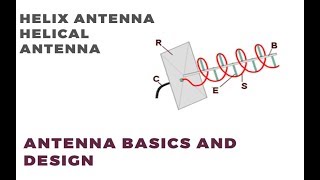 Helical Antenna  Helix  Travelling Wave Antenna  Design and Construction [upl. by Aicyla]