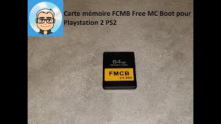 Accessoire indispensable  Carte mémoire FMCB Free MC Boot pour Playstation 2 PS2 [upl. by Ivette237]