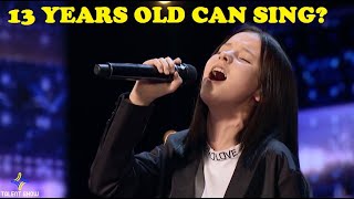 13 Year Old Daneliya Tuleshova Sings quotTears of Goldquot by Faouzia  Americas Got Talent 2020 [upl. by Anirret]