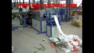 pvc lay flat pipe machine with ready made sleeves [upl. by Innej]