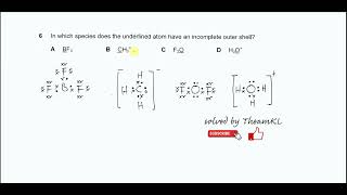 970112MJ24Q6 Cambridge International AS Level Chemistry MayJune 2024 Paper 12 Q6 [upl. by Cha]