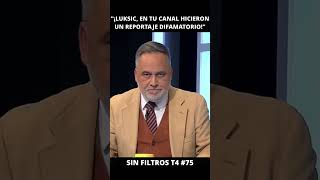 Duque quot¡Luksic en tu canal hicieron un reportaje difamatorioquot  Sin Filtros T4 75 [upl. by Llednik]