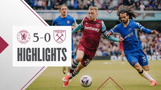 Chelsea 50 West Ham  Premier League Highlights [upl. by Lelith]