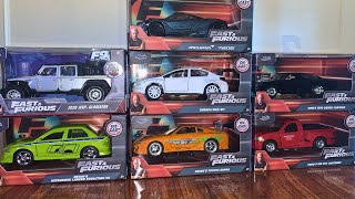 Unboxing Fast amp Furious Diecast Cars Supra Charger Lancer Evo F150 Lightning WRX STI McLaren [upl. by Kire]