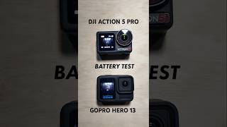 GoPro Hero 13 vs DJI Action 5 PRO  4k Battery Test [upl. by Devlen]