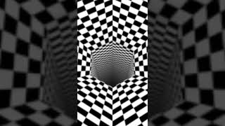 Monochrome Hypnosis A Mesmerizing Black And White Illusion illustration trippy shorts illusion [upl. by Anitreb550]