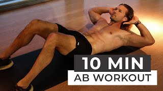 10 Minute Flat Abs Workout for Insane Results [upl. by Enohsal]