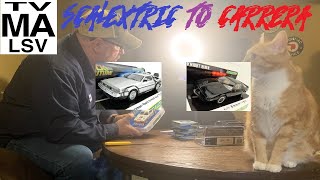 Converting Scalextric slotcar to Carrera Digital slotcar and new Scalextric slotcars unboxing [upl. by Ellehciram]