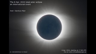 8 April 2024 Total Solar Eclipse live observation  8 Apr 2024 [upl. by Acinom157]