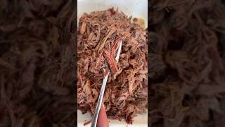 Beef Chuck Roast smoked for 6 hours using cherry wood pellets smokedbeef shortsvideo [upl. by Eslek911]