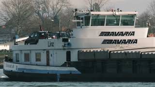 141 Shipspotting Binnenschiffe auf dem Rhein  Linz und Isola dIschia bei Hamm  Gernsheim [upl. by Rednas782]