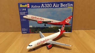 Assembly  Revell 1144 scale Airbus A320 Air Berlin  Zocker J [upl. by Natehc698]