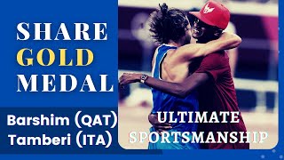 Barshim QAT amp Tamberi ITA SHARE GOLD  Mens High Jump Final  Tokyo 2020 Olympics [upl. by Camm331]