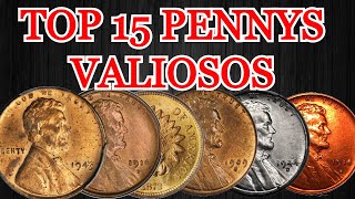 Top 15 Pennys Valiosos de los Estados Unidos💲💲💲💲 Actualizado [upl. by Allveta]