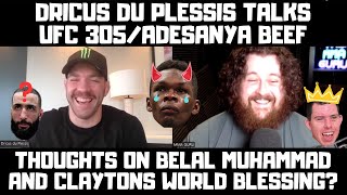 The MMA Guru amp Dricus Du Plessis UFC 305 Interview Adesanya Beef Strickland Rematch [upl. by Ayvid]