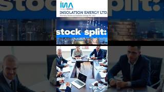 Insolation Energy Announced Stock Split  Insolation Energy share latest news stocksplit [upl. by Melena766]