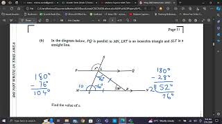 CSEC Math Paper 2 worked solutions series  May 2024  Question 3b [upl. by Rahel992]