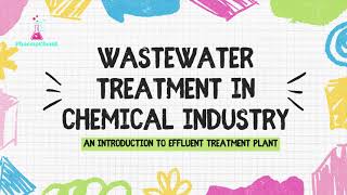 Effluent Treatment in Chemical Pharma Industry [upl. by Sieber180]