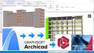 Import ArchiCAD file to ProtaStructure [upl. by Lonna]