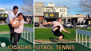 Cómo GANAR al FUTBOL TENNIS jugadas divertidas [upl. by Riobard]