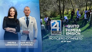 Noticiero de Quito Primera Emisión 221024 [upl. by Aba]