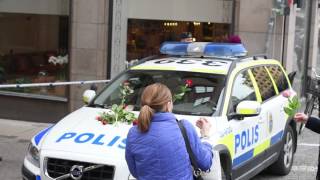 Stockholm under attack Drottninggatan dagen efter [upl. by Uhayile]