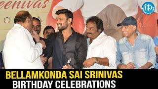 Actor Bellamkonda Sai Srinivas Birthday Celebrations  iDream Filmnagar [upl. by Basile]