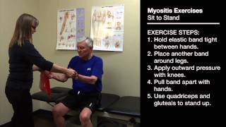 Myositis Exercises Sit to Stand V5 1 [upl. by Neetsirk47]