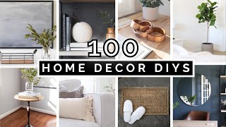 100 DIY HOME DECOR IDEAS amp PROJECTS  AFFORDABLE amp AESTHETIC [upl. by Belier]