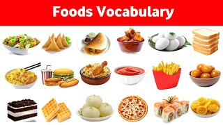 Foods Vocabulary  Foods Names In English With Pictures foodsvocabulary [upl. by Gavini]