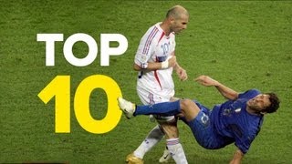 10 Most Shocking Moments In Football History [upl. by Llechtim737]