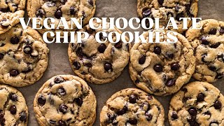 SECRETLY Vegan Chocolate Chip Cookies  Gluten Free [upl. by Ayaladnot]