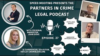 Partners in Crime Legal Podcast 37  Advice for Pupillage Applications amp barrister apprenticeships [upl. by Judi]