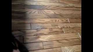 Renovace parketové podlahy  How to repair a wood parquet  Parkett Schleifen [upl. by Nirad]