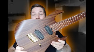 Modding Ibanez RGMS7 Reskinning [upl. by Natek944]