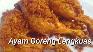 Resep Ayam Goreng Lengkuas Tulang Lunak Favorit dan Mantap [upl. by Esahc]