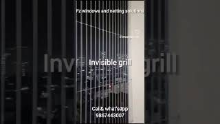 Invisible grill at affordable price📲 9867443007architecture home builder lodha mosquitonets [upl. by Quillon]