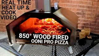 OONI PRO Pizza Oven WOOD FIRED how to get HOT FAST 850 degrees in REAL TIME Margarita UUNI PRO [upl. by Kimberly]