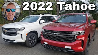 2022 Chevrolet Tahoe LT amp RST  Whats the difference [upl. by Svoboda]