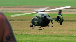 Bundeswehr EC135  scale RC helicopter  Vario  Jet Cat pht3 Turbine  Skookum sk540 [upl. by Shellie]