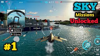 Sky Missions Unlocked Sky Combat Gameplay For Android [upl. by Worrell]