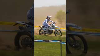 Davide Soreca 10 full gas with the Husqvarna 4 stroke at EnduroGP [upl. by Garratt]