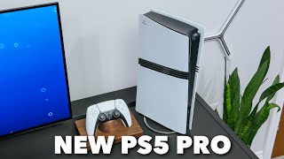 NEW PS5 Pro Unboxing amp First Look [upl. by Hanikehs]