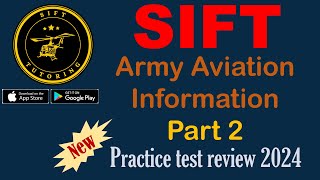 SIFT Army Aviation Information Review2024  Part 2 sift armyaviation sifttest [upl. by Yezdnil477]