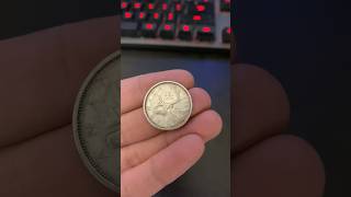 I got silver quarters 3 times in a row in quarter roll hunt coin quarter silver coinrollhunting [upl. by Aspa]