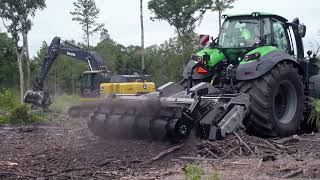 DeutzFahr 9340 TTV and FAE SFH in Florida [upl. by Kaplan]