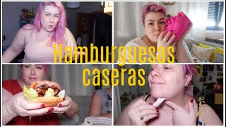 VLOG Unbolsing Mercadona 🍔 Hamburguesas caseras con la mamma [upl. by Asia]