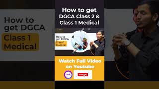 How to apply for DGCA class 2 amp Class 1 medical  Fly High Shorts [upl. by Oah]