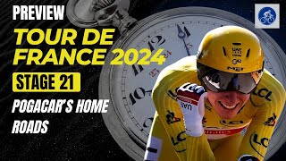 TOUR DE FRANCE 2024 Stage 21  Monaco To Nice Perfect Stage For Pogacar On His Home Roads PREVIEW [upl. by Anayia]