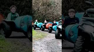 Mabie Farm Park Quad bike train ride mabiefarmpark [upl. by Anelleh721]